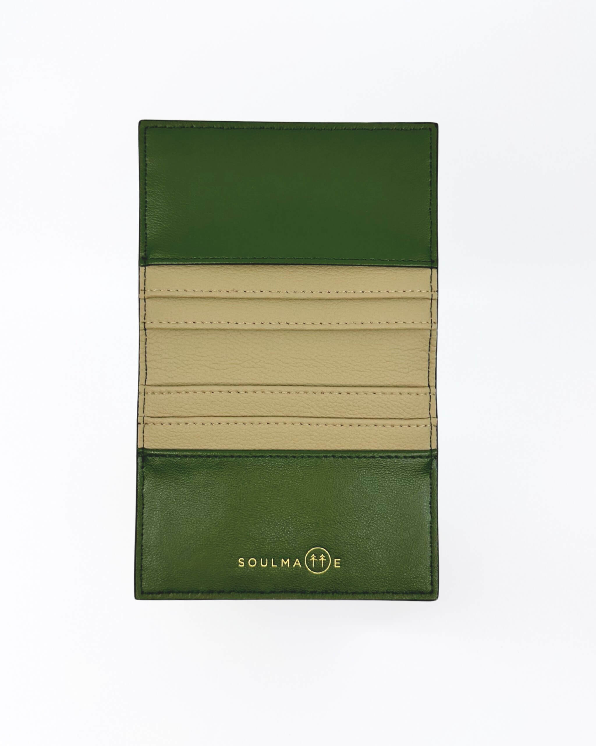 Soulmate I Cardholder Cactus Green Sand Beige 02 scaled | SOULMATTE